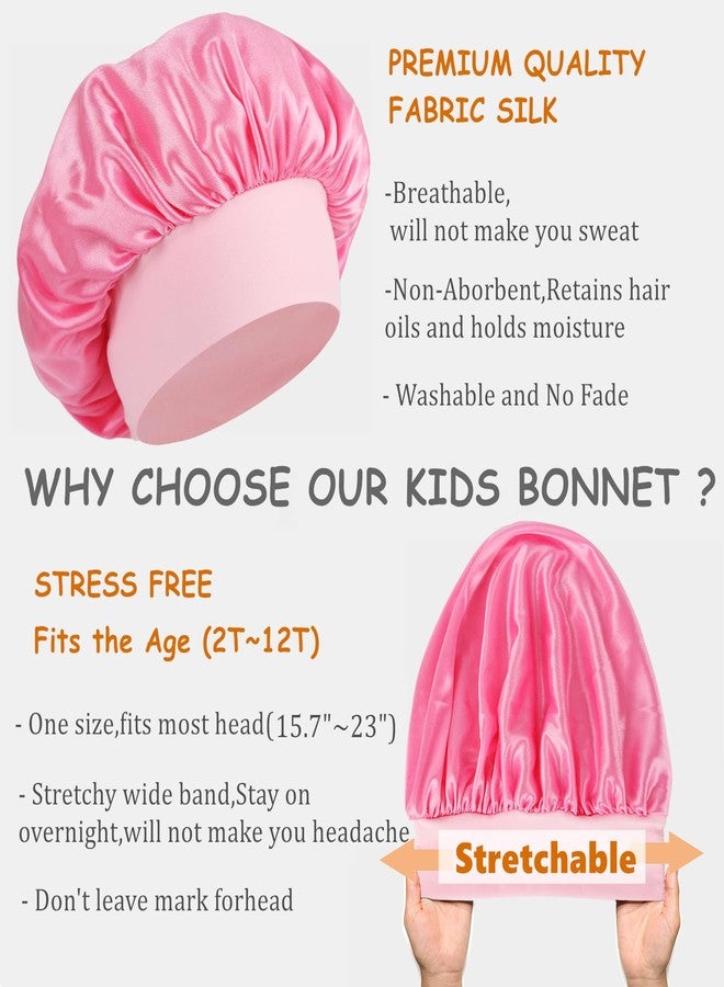 Himoswis 3 Pcs Baby Bonnets Infant Hair Sleep Cap for Sleeping for Girls,Boys (Pink+Purple+Teal) - Image 5